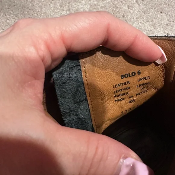 Women's Free Bird Black Ankle Boots size 6 - Picture 6 of 6